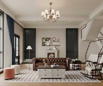 American Style A Living Room-ID:678117041