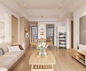 Nordic Style A Living Room-ID:726587061