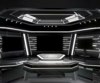 Modern Exhibition Hall-ID:413921125