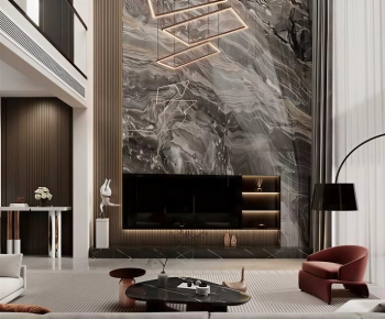 Modern A Living Room-ID:673026081