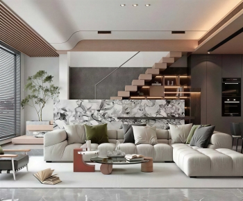 Modern A Living Room-ID:143487937