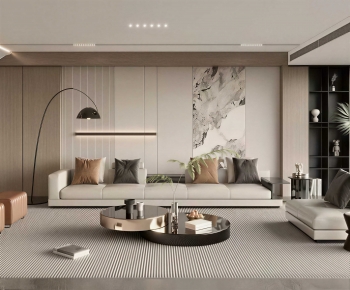 Modern A Living Room-ID:557445055