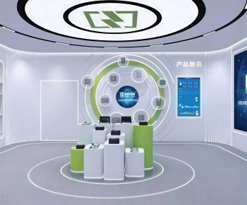 Modern Exhibition Hall-ID:417549658