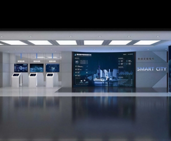 Modern Exhibition Hall-ID:516658077