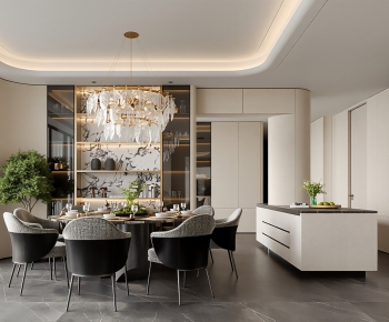 Modern Dining Room-ID:495009901