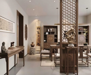 New Chinese Style Tea House-ID:210014105