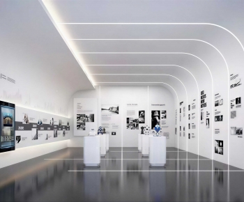 Modern Exhibition Hall-ID:805908928