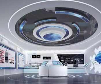 Modern Exhibition Hall-ID:800225025