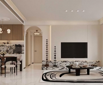 Modern A Living Room-ID:433700192