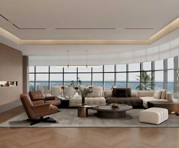 Modern A Living Room-ID:950872902