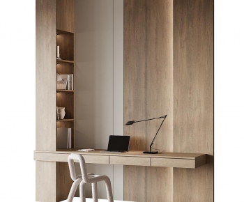 Modern Computer Desk And Chair-ID:922611007