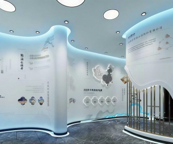 Modern Exhibition Hall-ID:690460923