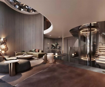 Modern A Living Room-ID:540715935