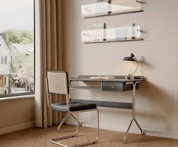 Modern Computer Desk And Chair-ID:410187966