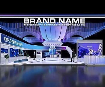 Modern Exhibition Hall-ID:494817977