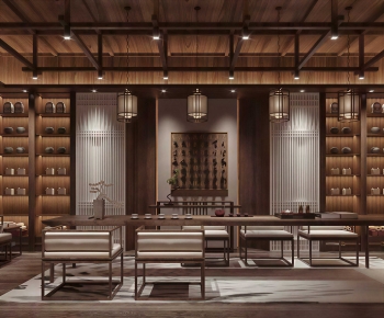 New Chinese Style Tea House-ID:531261922