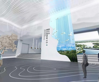 Modern Exhibition Hall-ID:288670123