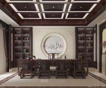 New Chinese Style Tea House-ID:267406947