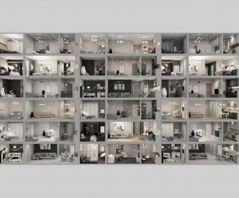 Modern A Bird's-eye View Of Home Decoration-ID:854873908