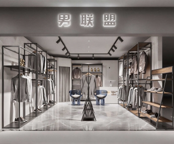 Industrial Style Clothing Store-ID:663625966