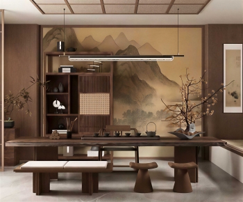 New Chinese Style Tea House-ID:950397976