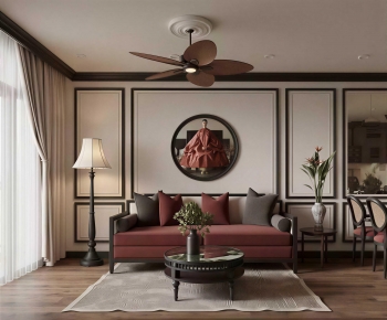 Modern A Living Room-ID:891335969