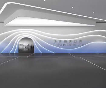 Modern Exhibition Hall-ID:667691954