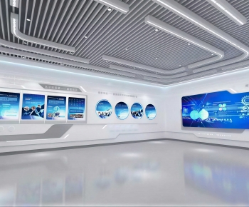 Modern Exhibition Hall-ID:772359484
