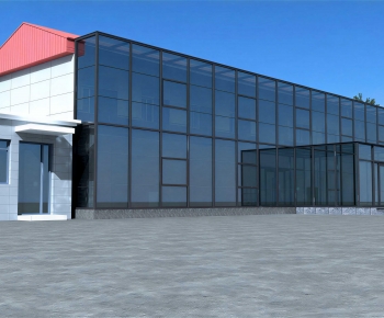 Modern Appearance Of Commercial Building-ID:836848028
