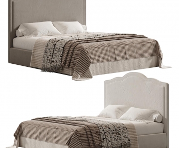 Modern Double Bed-ID:881994961