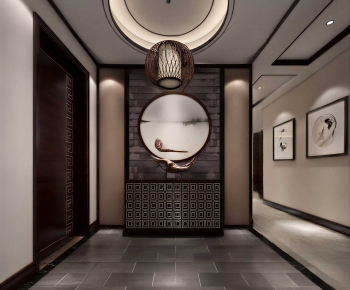 New Chinese Style Hallway-ID:263885027