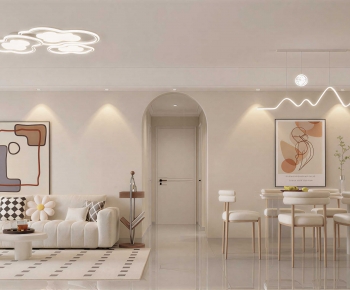 Modern A Living Room-ID:787493945