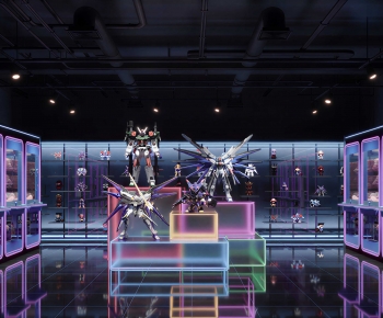 Modern Exhibition Hall-ID:186591178