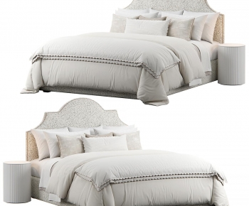 Modern Double Bed-ID:698898087