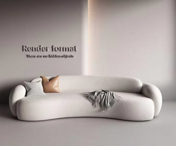 Modern Curved Sofa-ID:371434932