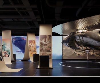 Modern Exhibition Hall-ID:292697916