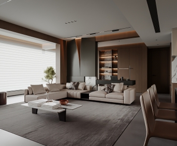 Modern A Living Room-ID:295517927