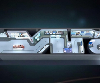 Modern Exhibition Hall-ID:199048043