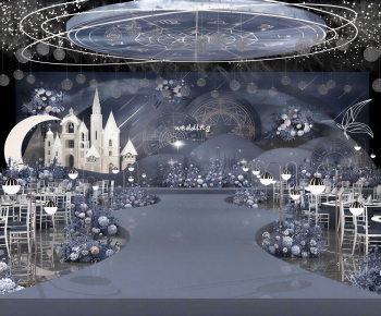 Modern Banquet Hall-ID:795656922