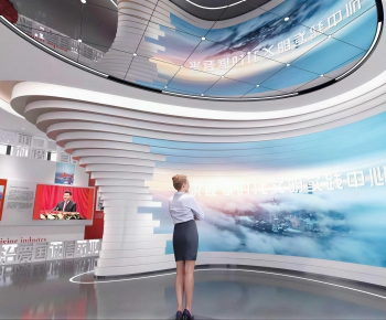 Modern Exhibition Hall-ID:847049007