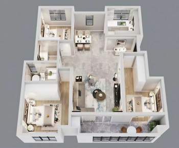 Modern Exhibition Hall-ID:700875043