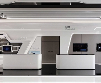 Modern Exhibition Hall-ID:724883082