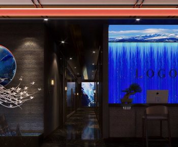 Modern Office Reception Desk-ID:934269466