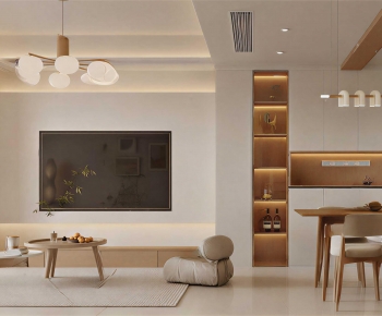 Modern A Living Room-ID:705164918