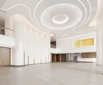 Modern Office Reception Desk-ID:467875007