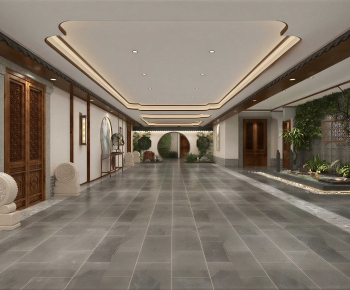 New Chinese Style Office Aisle-ID:253240119