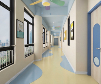 Modern Children's Kindergarten-ID:736140977