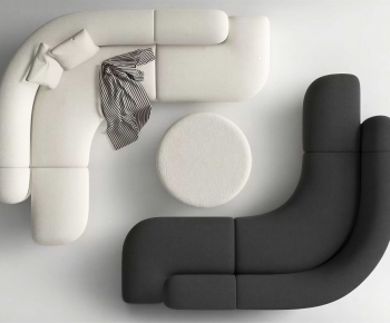 Modern Curved Sofa-ID:474240069