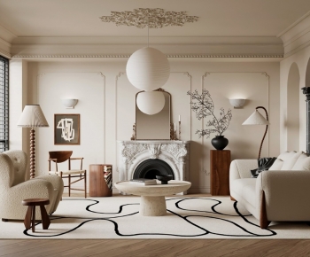 Modern A Living Room-ID:894292128