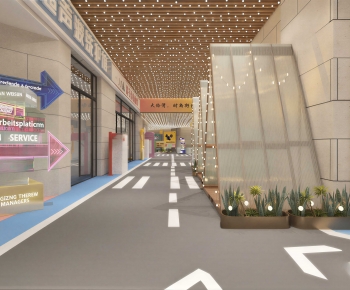 Modern Commercial Street-ID:929928066